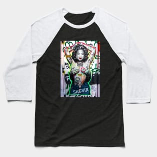 THE QUEEN GRAFFITI STATEMENT OPRAH WINFREY POPART Baseball T-Shirt